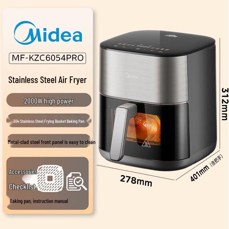 Midea 2026 Smart Visual Air Fryer & Multi-functional Oven