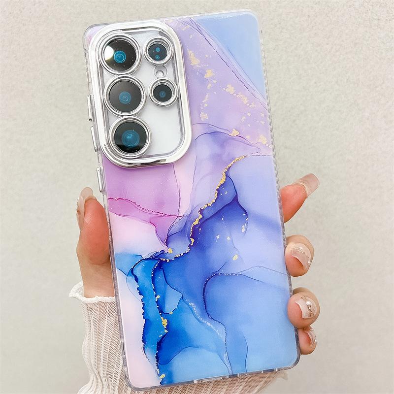Creative Marble Double-sided Imd Hard Case S11Ultra Fine Hole Mobile Phone Case S11FE/A11A11A11A11