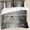 Wood Grain Pattern Cover 3Pcs Bedding Sets 3D Digital Printing Custom Quilt Duvet Cover Set Home Queen King Quilt Pillowcase