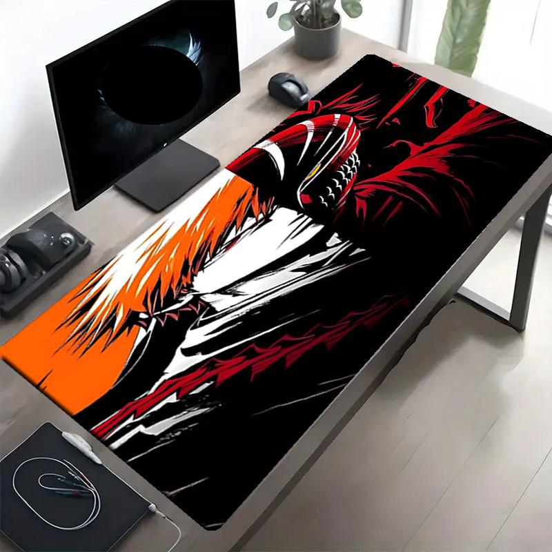 BLEACH Print Mouse Pad, Anti‑Slip Desktop keyboard Mat, for PC Laptop Gaming Working Daily Use, Cool Festival Surprise Gift