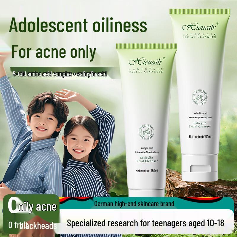

HIEUAILR Teen Acne & Oil Control Facial Cleanser