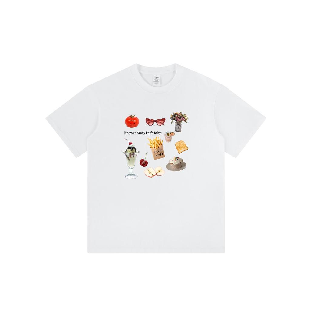 Unisex Fun Print Casual Crew Neck T-Shirt - Age-Reducing, Slimming & Versatile