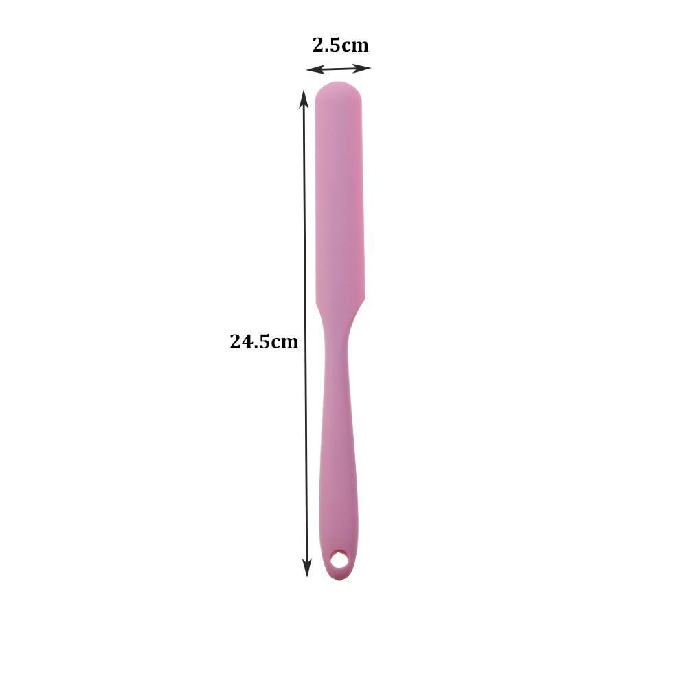 1Pcs Color All-in-one Long Silicone Scraper Cream Butter Silicone Kissing Knife Stirring Spatula Cake Baking Tool DIY