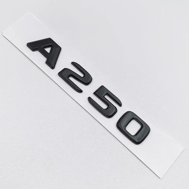 WSKHJ1 C200 E200 For Mercedes Benz For Mercedes Benz W176 W177 3D ABS Black A35 A45 A160 A180 A200 A250 Logo Letters 4MATIC Badge Car R