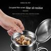 ZISIZ Stainless Steel Oil Dispenser Pot with Filter