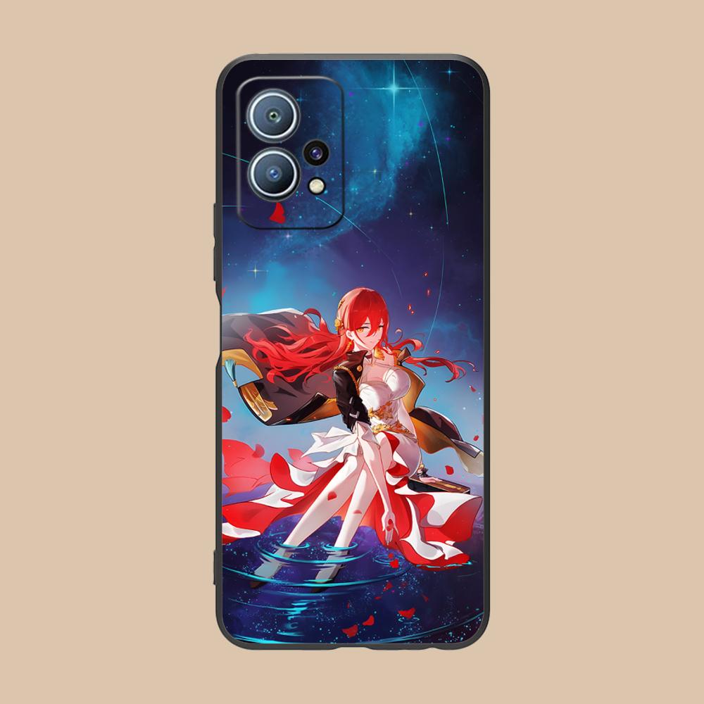 HSR Himeko Matte TPU Mobile Phone Case for Huawei P60 P50 P40 P30 P20 P10 P9 P8 Pro Lite Plus Colorful Printing Cover