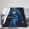 CR7 Blanket Ronaldos Wool Funny Warm Throw Blankets for Home Textile Decor