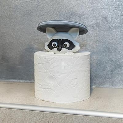Yousheng 1/2/3Pcs Toilet Paper Holder Raccoon Decor Toilet Roll Holder Household Bathroom Kitchen Bedroom Accessories