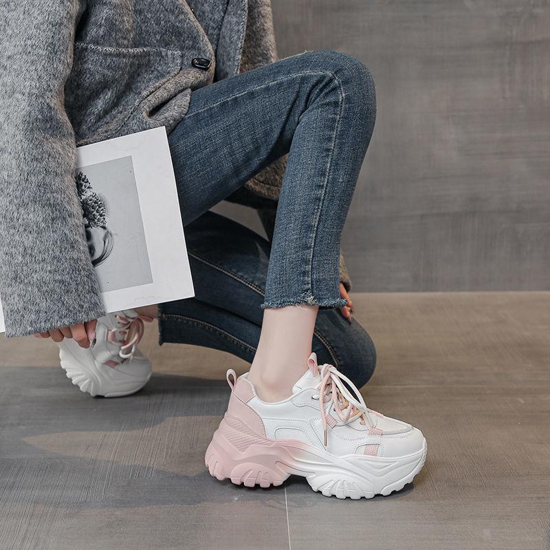 

Мода Мода Удобные Оригинальные Повседневные На высокой платформе Папины кроссовки для женщин Весна Осень Кроссовки Дизайнерские 2025 Новая женская обувь 35