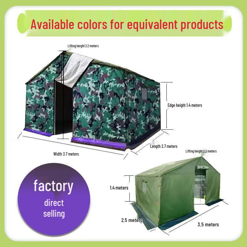 JINGGENG Heavy-Duty Winter Warm Canvas Tent
