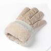 Women Padded Gloves Touchscreens Gloves Winter Fleece Thickened Warm Cycling Mountaineering Skiing Plushes Cotton Gloves