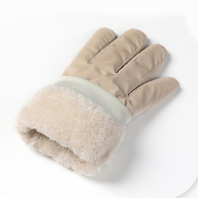 Women Padded Gloves Touchscreens Gloves Winter Fleece Thickened Warm Cycling Mountaineering Skiing Plushes Cotton Gloves