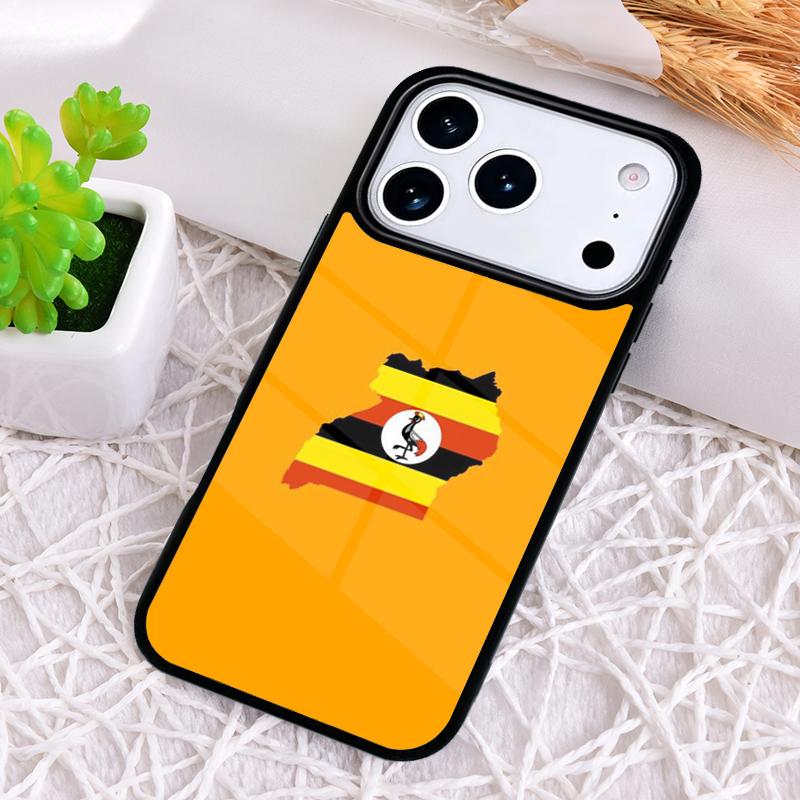 

Uganda Flag Shockproof Phone Case for iPhone 17 Air 16e 15 11 12 14 13 Pro Max Cover Coque iPhone 16 Pro