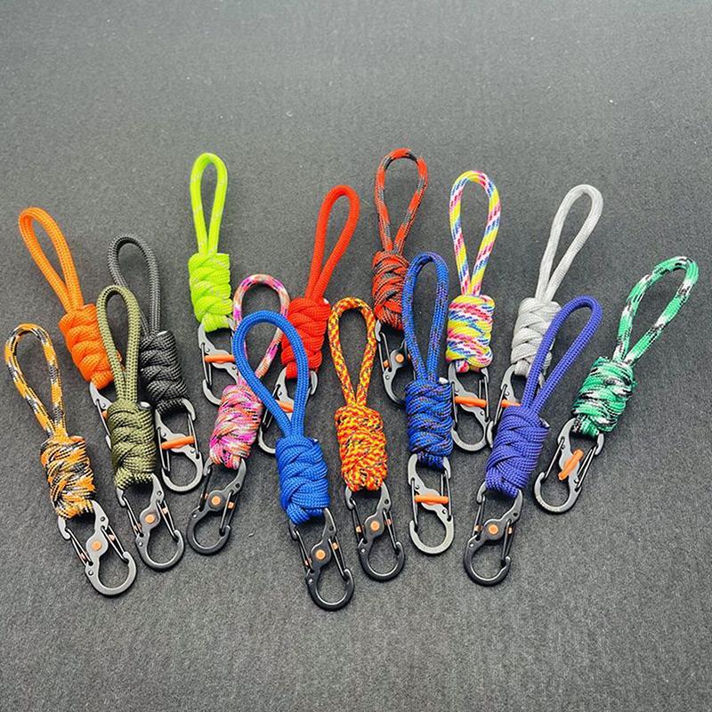 10cm Paraplu Touw Anti-Diefstal En Anti-Verlies 8-Vormige Sleutelhanger Met Slot 8-Vormig Slot Draagbaar Buiten Lanyard Ophanglus