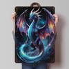 Cosmic Space Dragon Printed Poster Customized Wall Art Retro Vintage Metal Tin Signs for Room Decoration Home Decor Items House