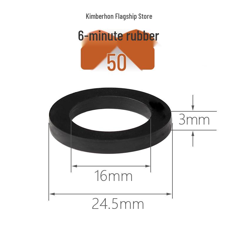 Silicone Rubber Gasket Shower Head Seal Ring, Water Heater Pipe Flat Washer, 4-6 Minute Installation.
