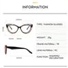  New Fashion TR90 Cat Eye Women Anti Blue Light Glasses Frame Retro Men Optical Luxury Eyewear