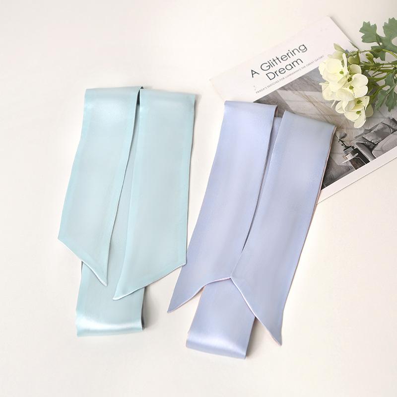 19mm Heavy-duty Double-sided Silk Ribbon Scarf Headband Bag Ribbon Decorative Long Scarf