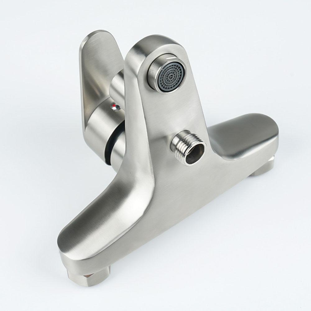 water tap kitchen taps aerator Walls Mounted Shower Mixer Tap in Stainless Steel Offering Both Hot and Cold Water Controls