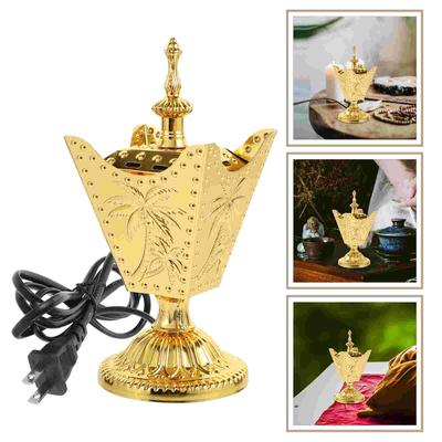Charcoal Plug-in Incense Burner Coil Electric Bakhoor Iron Censer For Home Decor