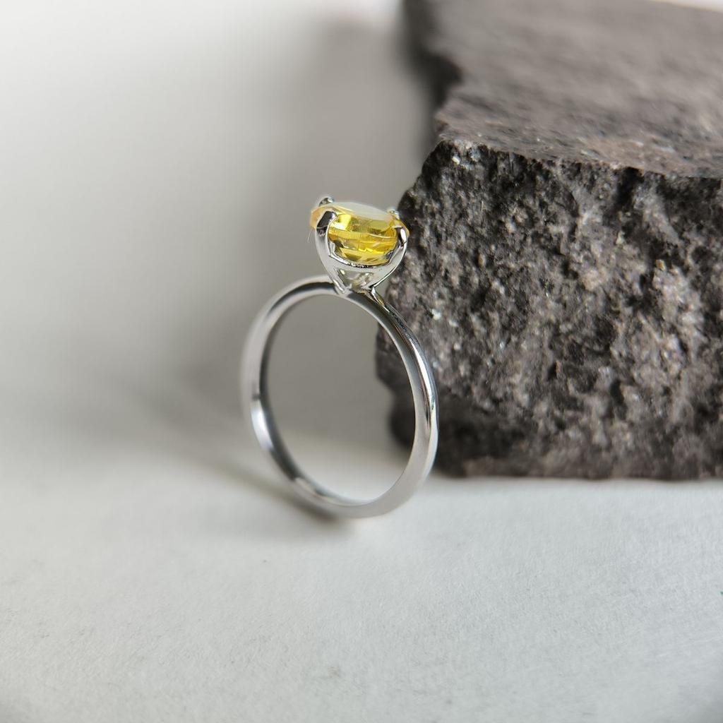 Silberring mit Citrin nano 1,498 ct, Produktgewicht 2,29 g (2190158)