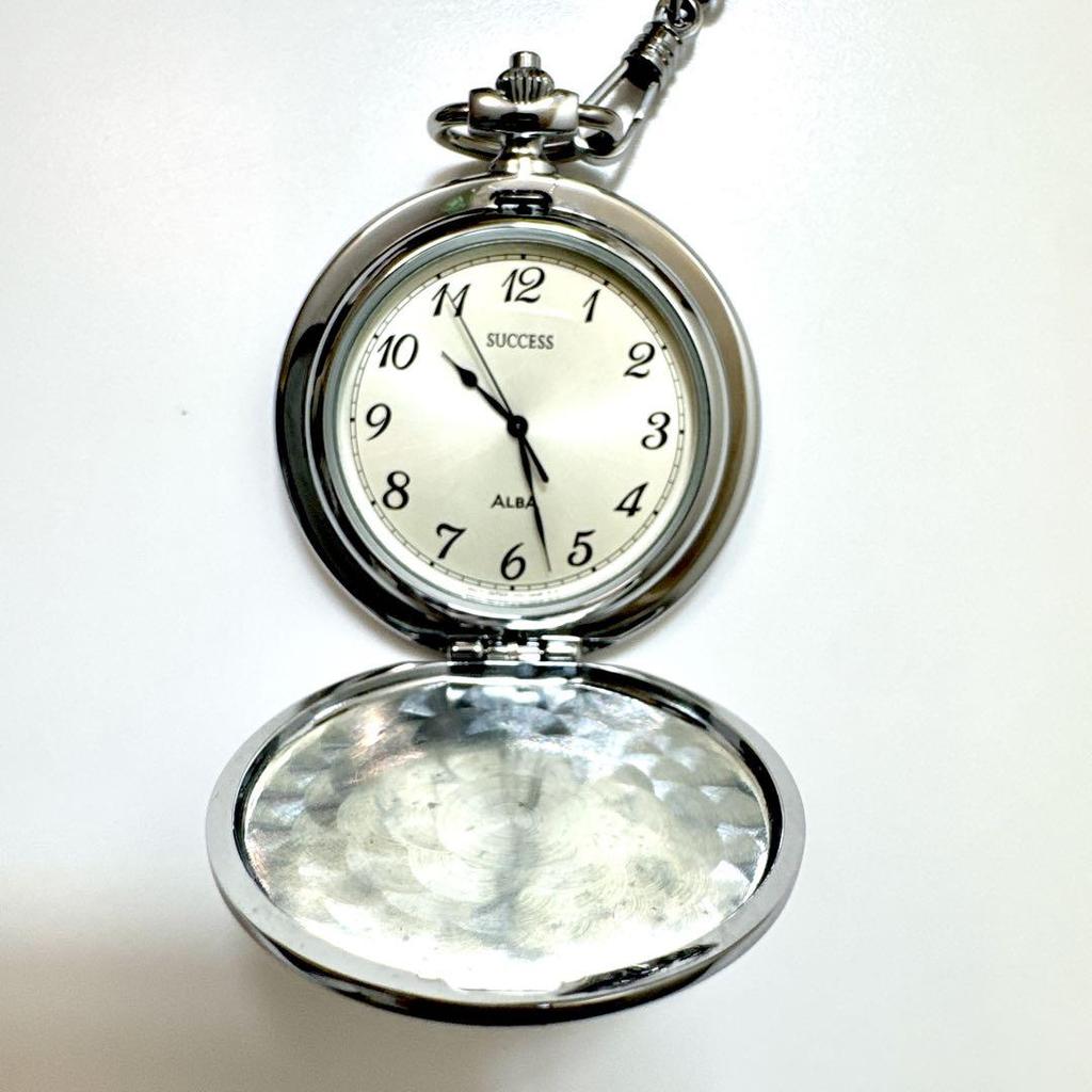 [USED] Working SEIKO ALBA V721-0A20 pocket watch