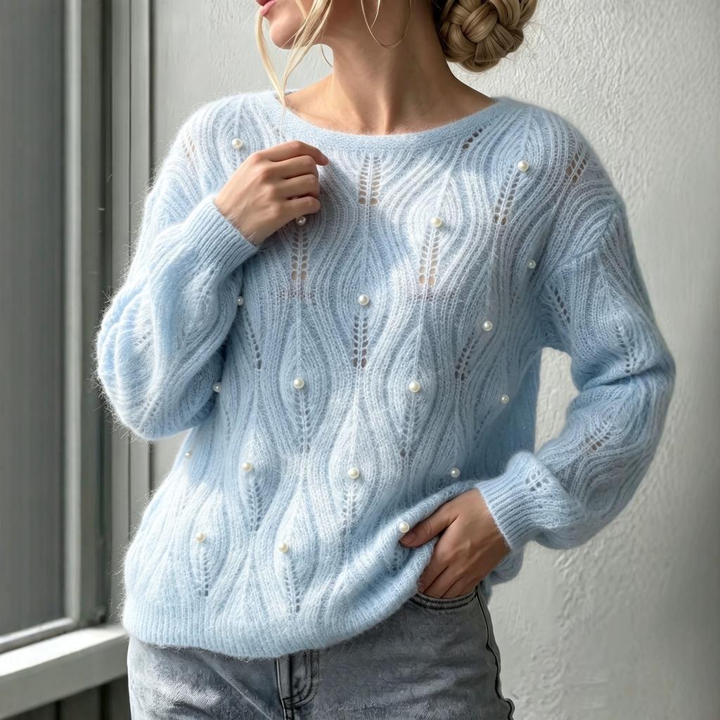 Women's Sweater, Solid Color