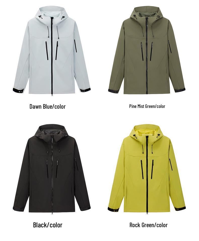 2025 Spring High-Quality Couple's Lightweight Windbreaker: Waterproof & Windproof Mountaineering Jacket for Men & Women.