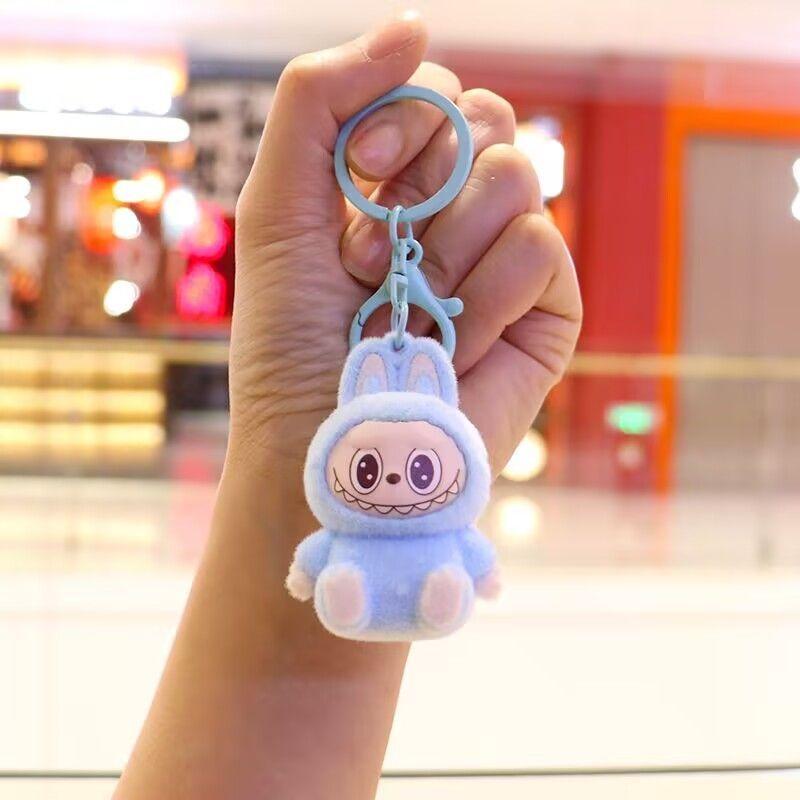 New Plush Fabric Pendant Keychain Style Plush Mini Bag Creative Plush Hanging Decoration