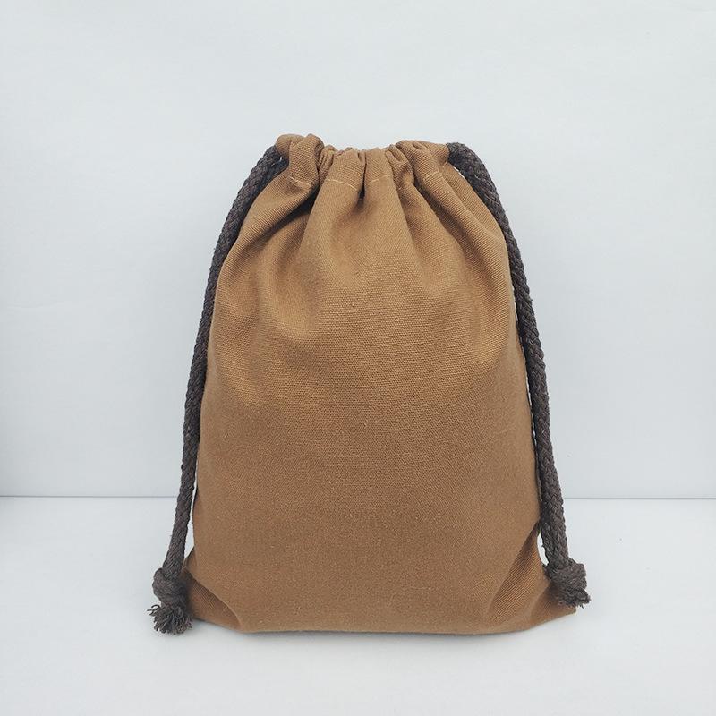 Umweltfreundliche Baumwoll-Kordelzugtasche - Leere Geschenkverpackung aus reiner Baumwolle