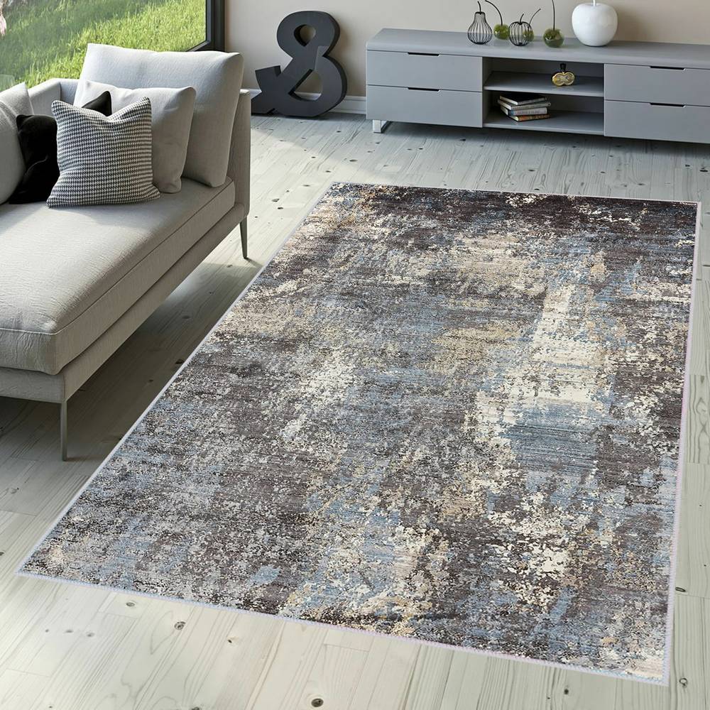 

Eliana Home Washable Printed Carpet LNA1701 50x80 серый