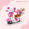 Building Blocks Car Motorcycle Assembly Toy Tank Fire Truck Police Car Model Decoration Male And Female Small Particle Product
