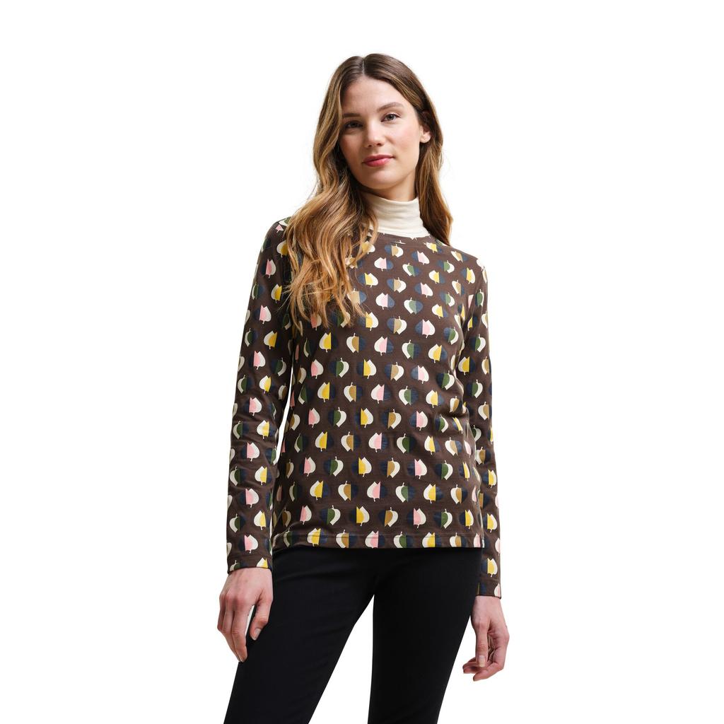 Regatta Dámské/Dámské tričko Orla Kiely Leaf Print s dlouhým rukávem