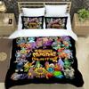 M-My Singing Monsters bedruckte Bettwäsche-Sets exquisites Bettwaren-Set Bettbezug Steppbett-Set Bettwäsche-Set Luxus-Geburtstagsgeschenk