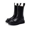 Platform Martin Boots Women's Spring and Autumn New Short Boots Smoke Boots Chelsea Height Boots
