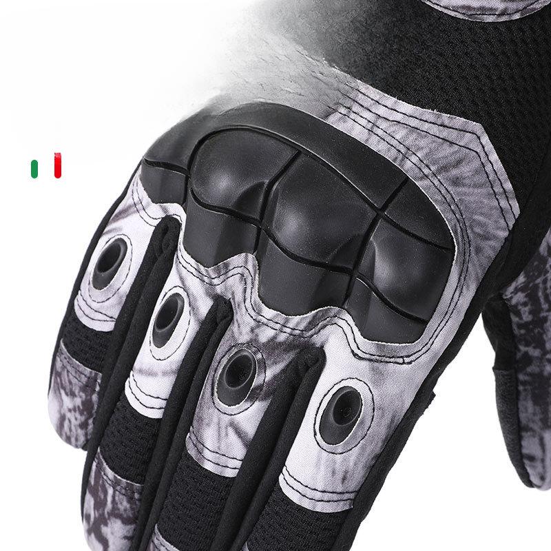 Tactical Gloves Camouflage All Finger Soft Shell Men Motorcycle Motorcycle Riding Field Outdoor Training Protective Wear Resistant Gloves