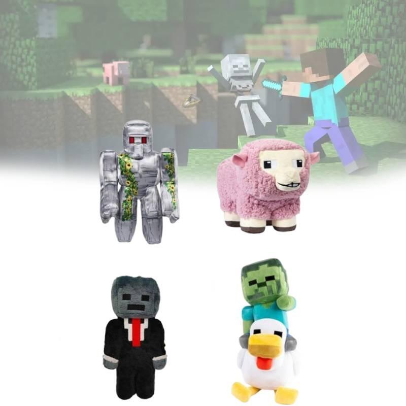 Cartoon Minecraft Cute Plush Toy Boys Children Birthday Gift Companion Doll