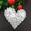Liebesherz Metall-Stanzformen Schablonen für DIY Scrapbooking Dekorative Prägepapierkarten Vorlage Dekor Stanzteile