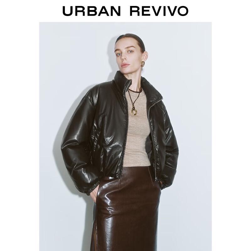 

Женский пуховик UR со стойкой L