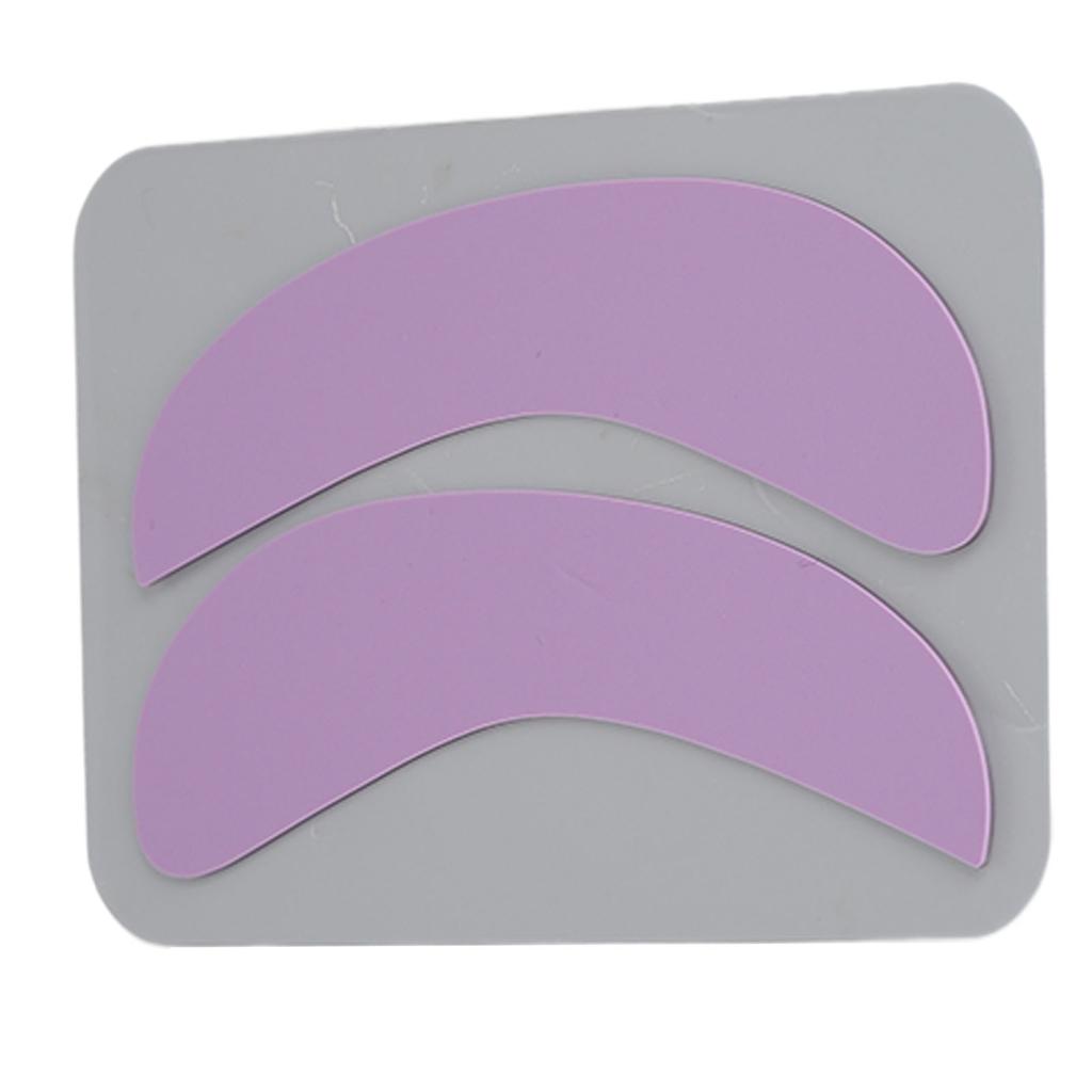 10 Par Ögonfransförlängning Under Ögonlappar Halvmåneformade Återanvändbara Silikon Ögonlappar för Fransympning