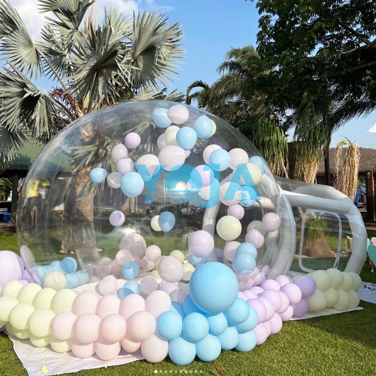 Transparent Inflatable Outdoor Bubble House: Dreamy Starry Sky Tent for Scenic Photo Spots