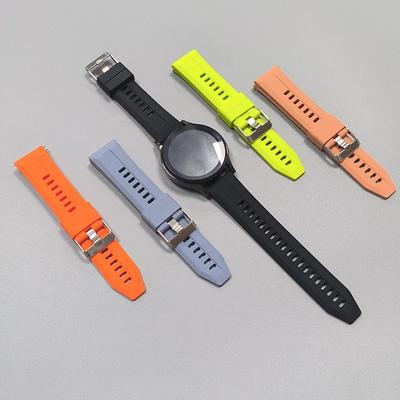22mm Gummi-Uhrenarmband für Redmi Watch 5 Active/Lite Armband Sportarmband für Amazfit Bip 6 46mm/GTR 4 3 2/BALANCE Armband