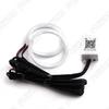 2x Universelle 80mm LED RGB Auto Engelaugen Scheinwerfer Halo-Ringe Dekorationslampen