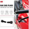 CHIFUN 1 Pair Bar Ends Plug Anti Vibration Weight Sliders Replacement for Ducati Panigale V2 899 959 1199 1299 S/R CNC Aluminum Handle Bar End Caps
