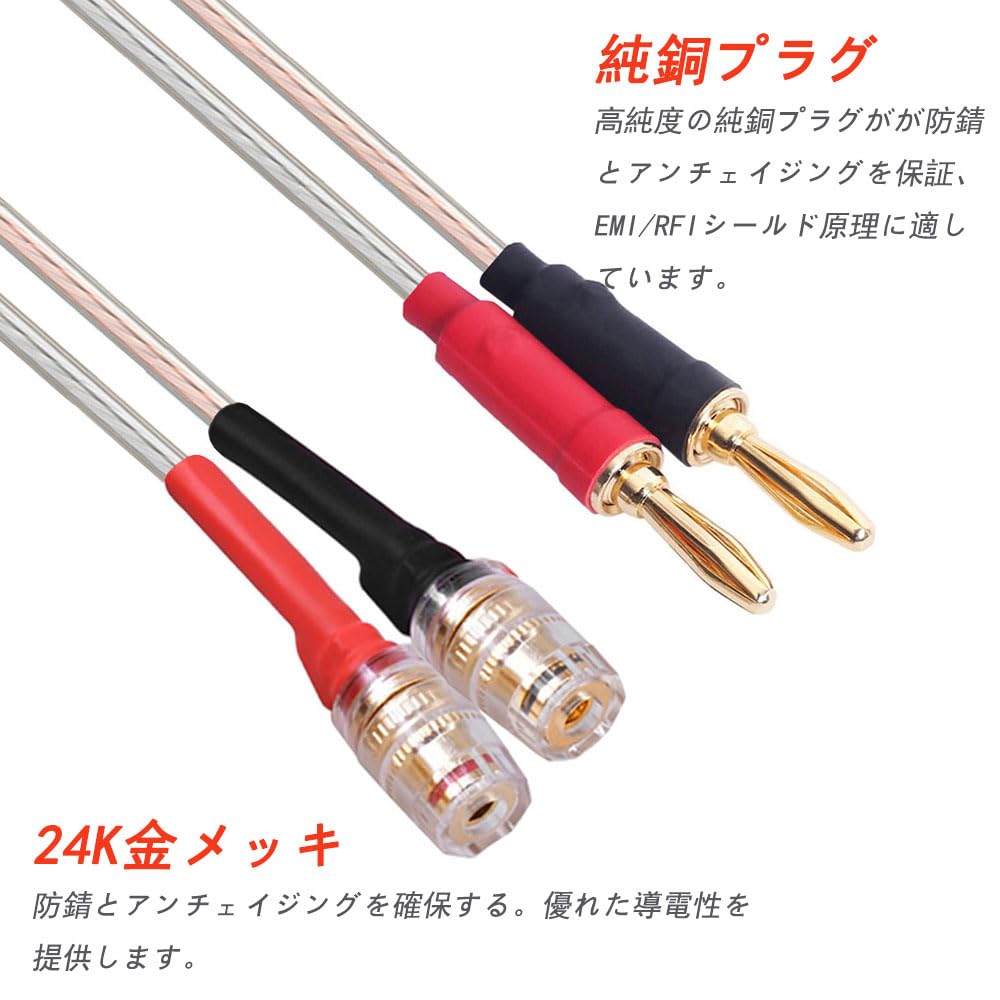 Waveman Banana Cable Male to Banana Female Speaker Cable Extension Plug - 1.5m