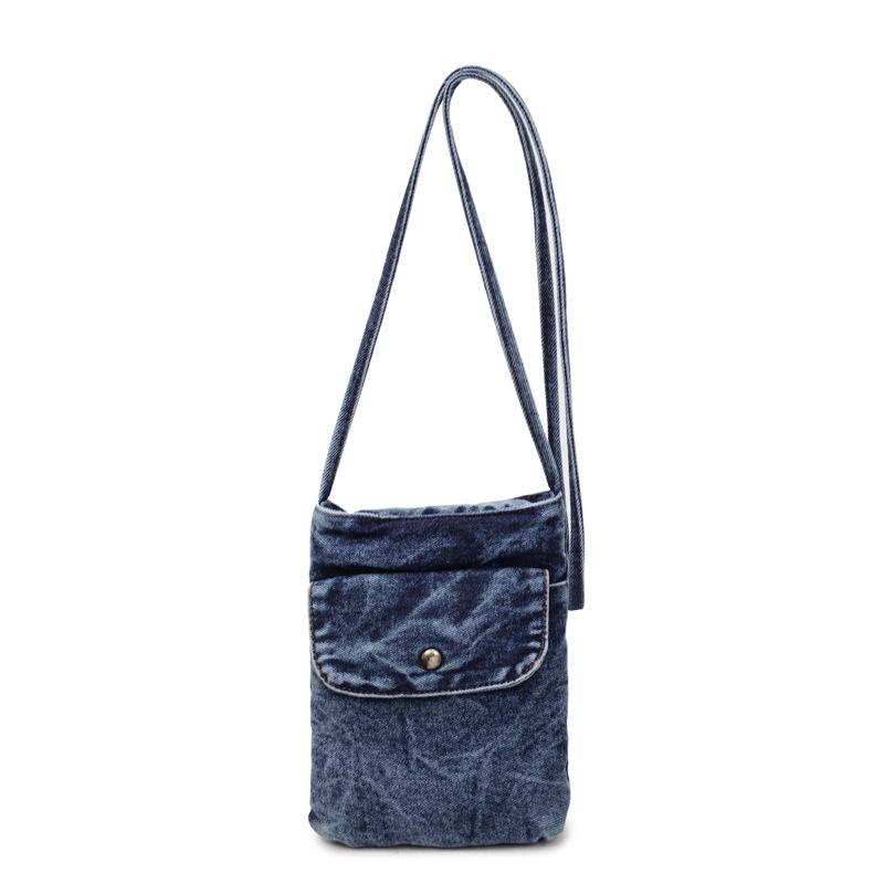 

Retro denim bag autumn 2025 new Korean version casual fashion simple art college style shoulder bag small satchel