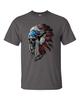 Trenz Shirt Company Patriotic Chief Skull Unisex Short Sleeve T-Shirt