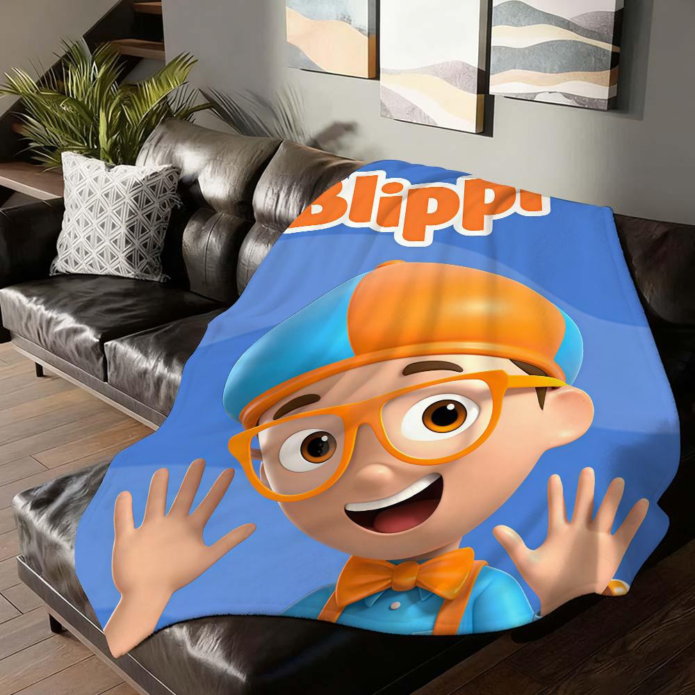Lerncartoon B BlippiS Decke Für Sofa Büro Bett Flugzeug Reisen Schlafen Lesen Entspannen Camping Weich Und Warm