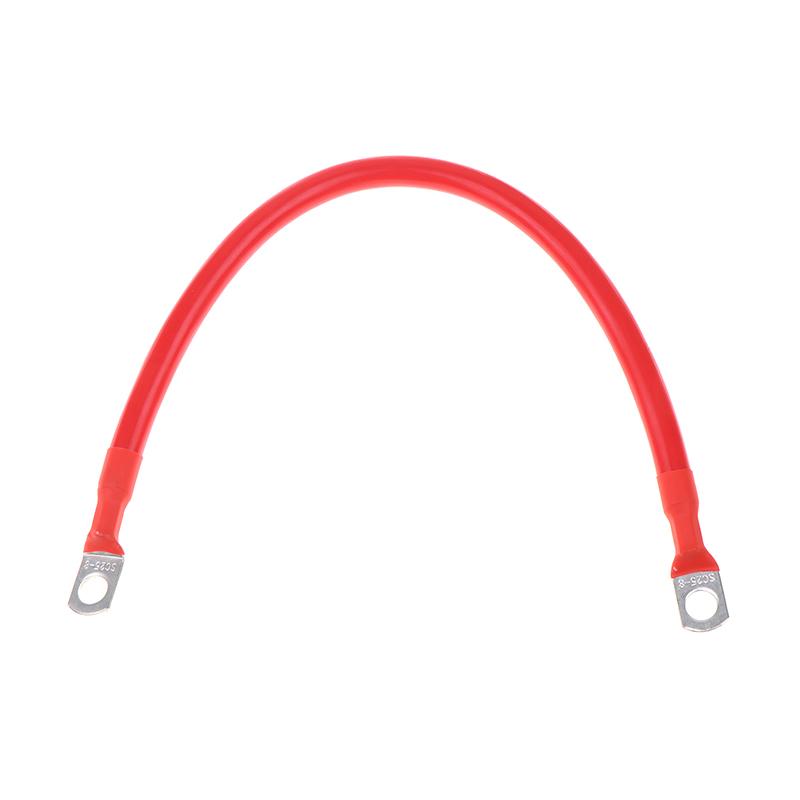 Battery Connect Inverter Cable Silicone Cable With Lug Cable Soft Terminal Wire Black Red M6 M8 M10 9Awg 7Awg 5Awg 4Awg 2Awg