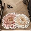 5D Flower Design Bathroom Mat Water Absorbent Quick Dry Diatom Mud Mat Colorful Non Slip Non Slip Floor Mat Home Daily Use